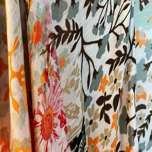 Paparazzi Floral Lightweight Patchwork Kimono Cardigan - Picture 2 of 6